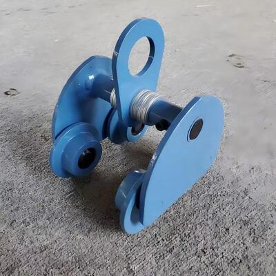 Travelling Manual I Beam Trolley Single Rail Push Travel Trolley For Overhead Lifting