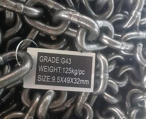 G43 Lifting Chain Sling 8mm, 10mm, 12mm, 13mm Steel Chain Slings Self Color