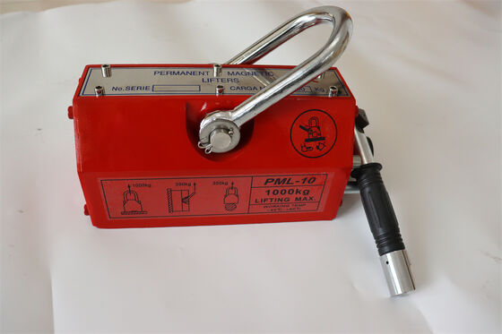 3.5 / 3 / 2.5 / 2 Times Magnet Lifting Device Manual Magnet For Lifting Steel Plate