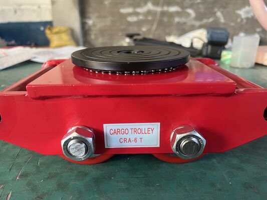 Customized Heavy Duty Transport Trolley 4T / 6T / 8T / 10T / 16T / 20T / 25T Machine Moving Skates