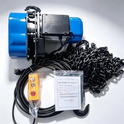 220V 380V 1 Ton Electric Chain Hoist 6m Lifting Height Small Electric Hoist