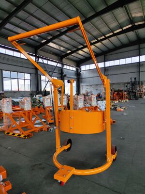 Mobile manual drum carrier for lifting drum 300kgs, 450kgs,500kgs