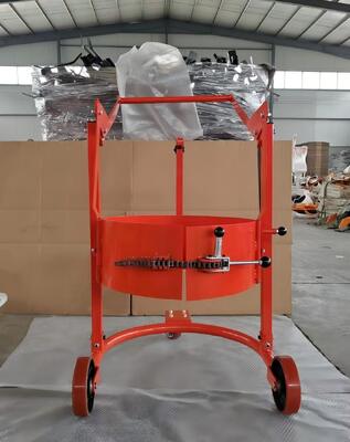Mobile manual drum carrier for lifting drum 300kgs, 450kgs,500kgs
