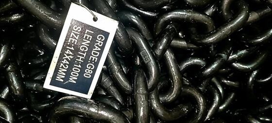 G80 Alloy Steel Lifting Chain High Strength Hoist Load Chain (6mm - 32mm)