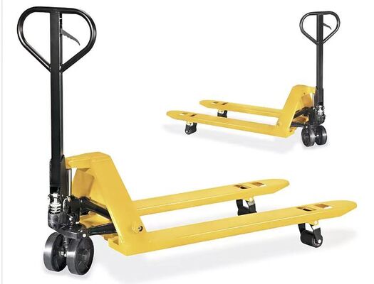 80 Mm Tandem Load Wheel Diameter Handpallettruck Including PU Nylon 180x50 Mm Steering Wheel Designed for Load Movement